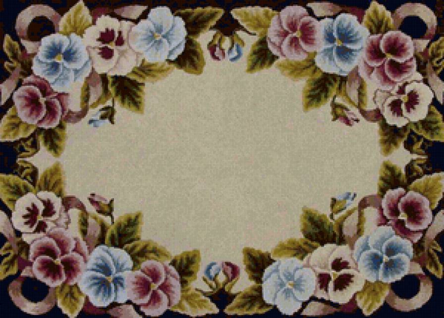 Салфетка - цветы, салфетка, скатерть - предпросмотр