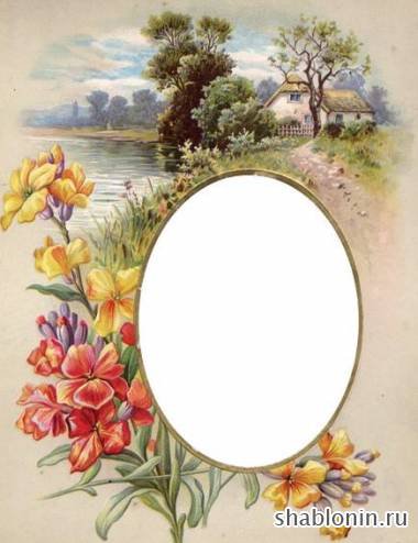 Фоторамка - цветы - оригинал