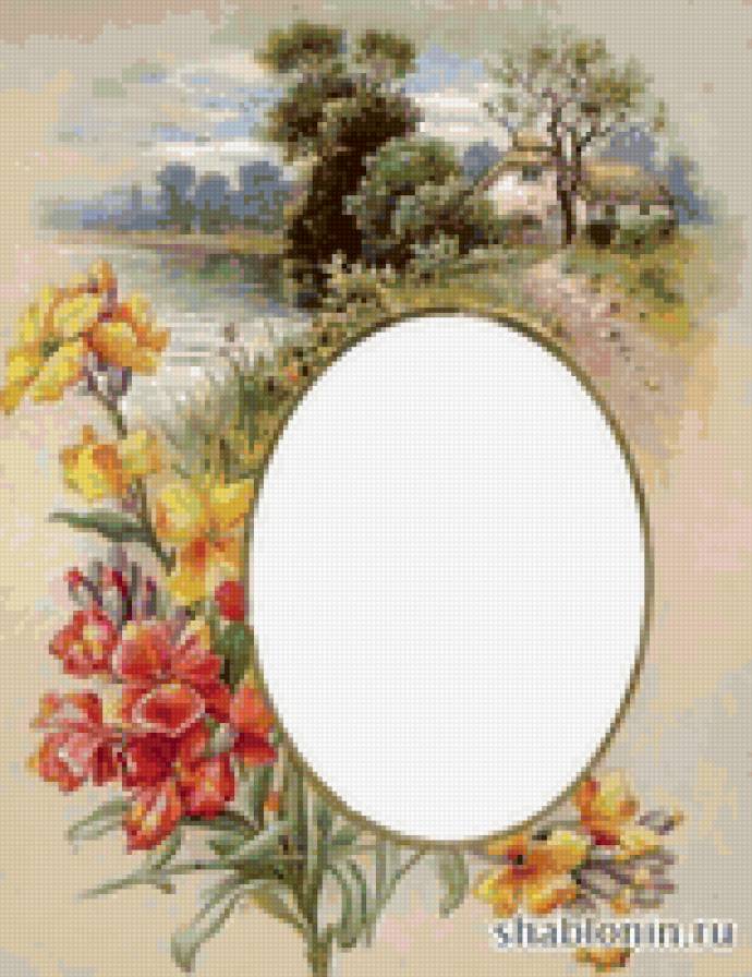 Фоторамка - цветы - предпросмотр