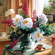 Схема вышивки «Очарование лета.»