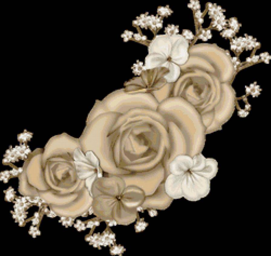 Подушка"Цветы" - цветы, живопись, подушка - предпросмотр