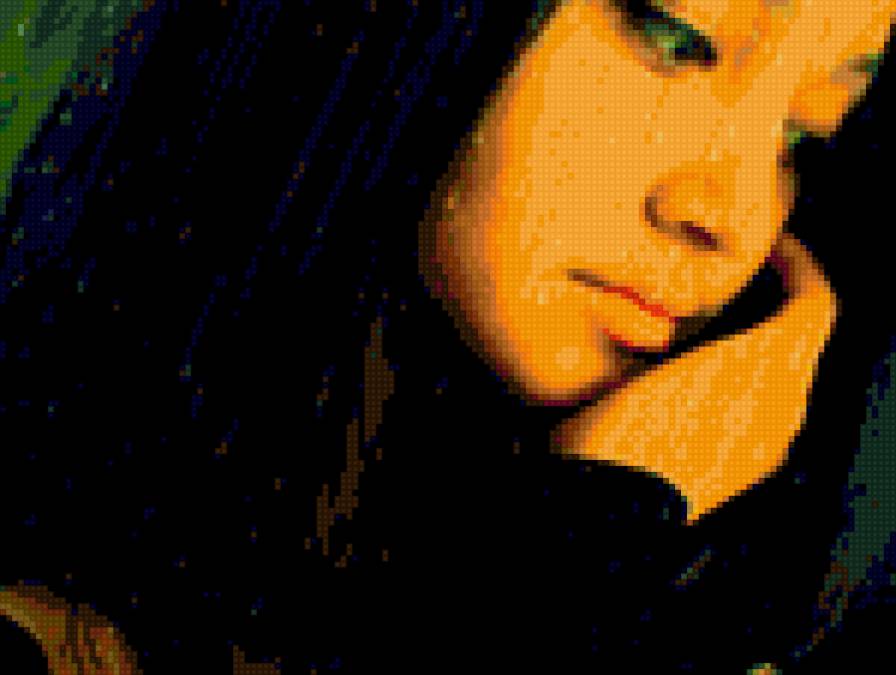 грустная девушка - грусть - предпросмотр