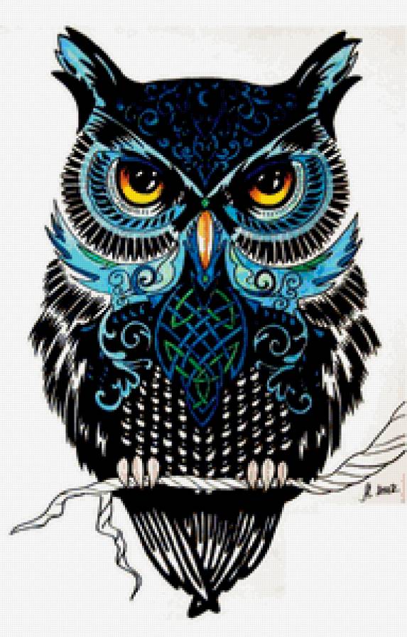 Филин - филин, птица - предпросмотр