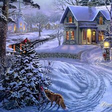 Схема вышивки «Зимушка»