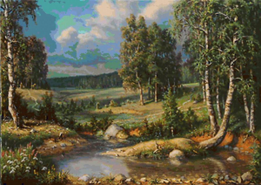 пейзаж - пейзаж, природа, лес - предпросмотр