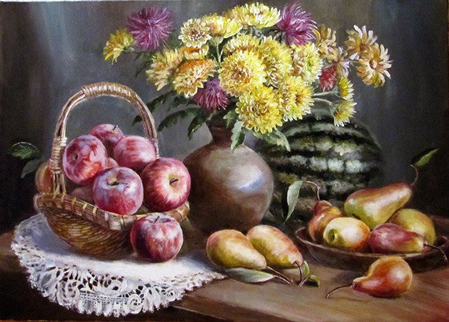 Фрукты - фрукты, натюрморт - оригинал