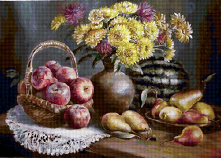 Фрукты - фрукты, натюрморт - предпросмотр