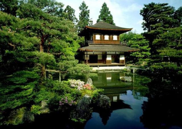 №103557 - озеро, пейзаж, восток, вода, природа, пагода - оригинал