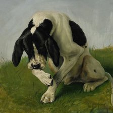 Схема вышивки «песик»