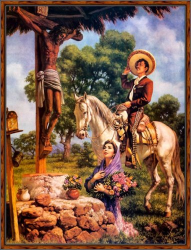 Художник Jesus Helguera 17 - картина, пара - оригинал