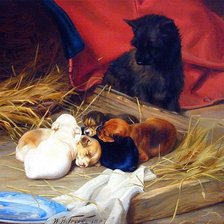 Схема вышивки «животные»