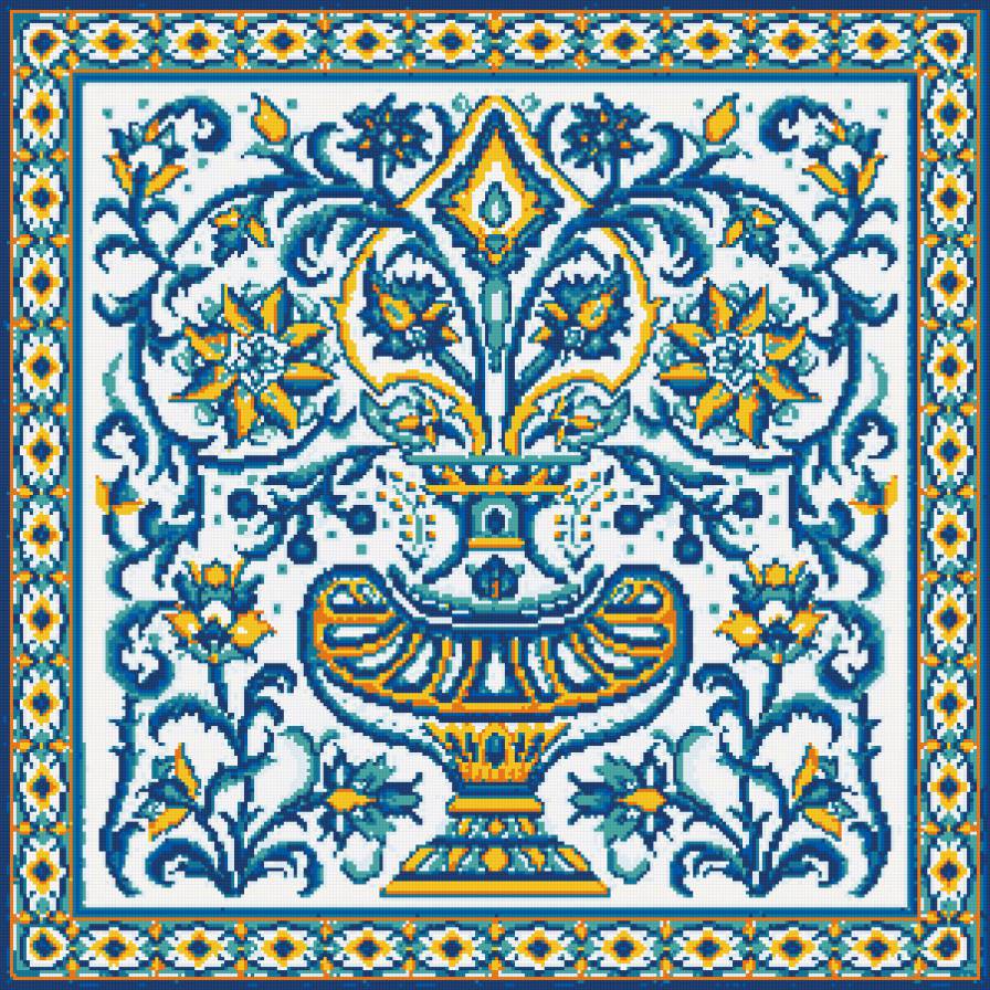 Подушка. - узор, орнамент - предпросмотр