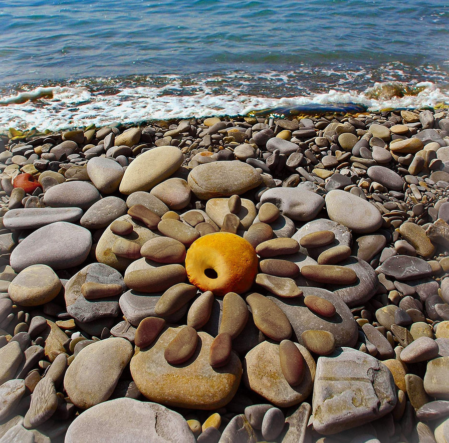 Солнце - камни, море - оригинал