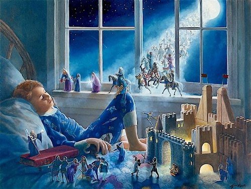 Спящий полководец - мальчик, сказка, сон - оригинал