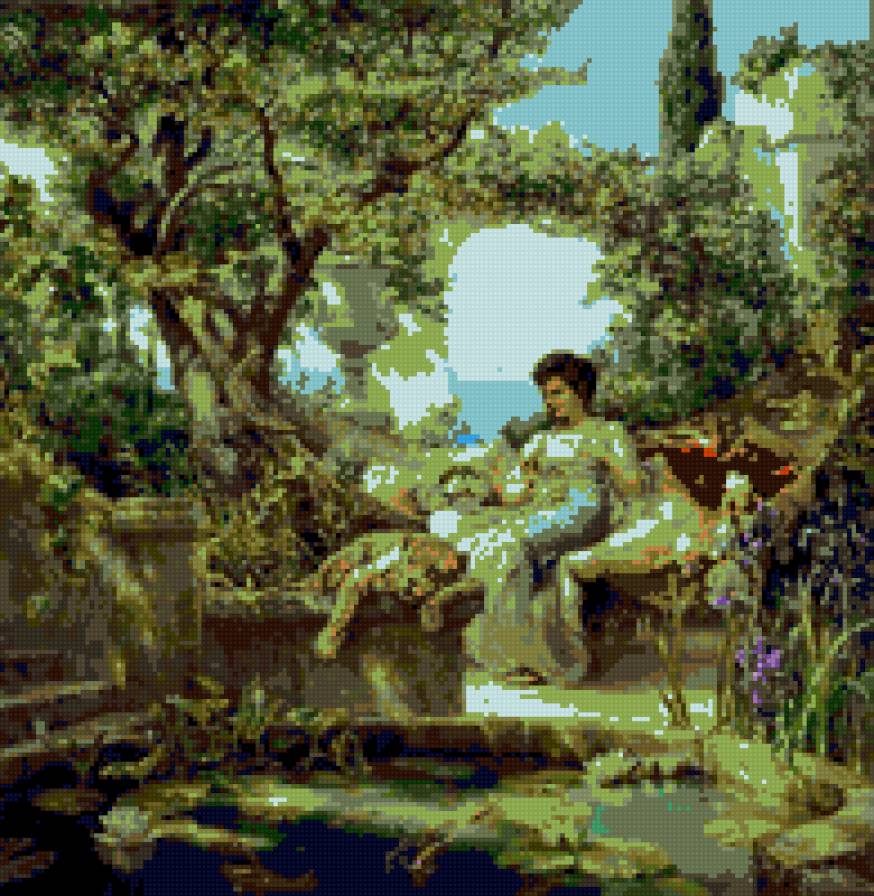 в градината - предпросмотр