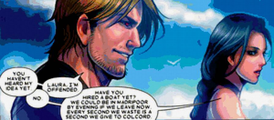 Гамбит и Лаура - люди х, гамбит, лаура - предпросмотр