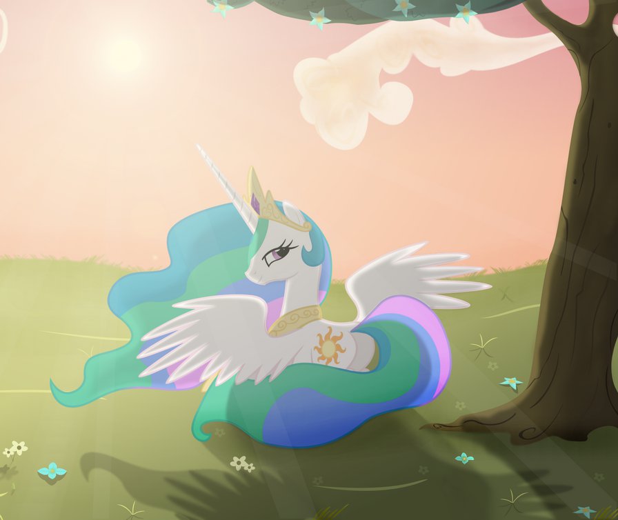 Селестия - пони, принцесса - оригинал