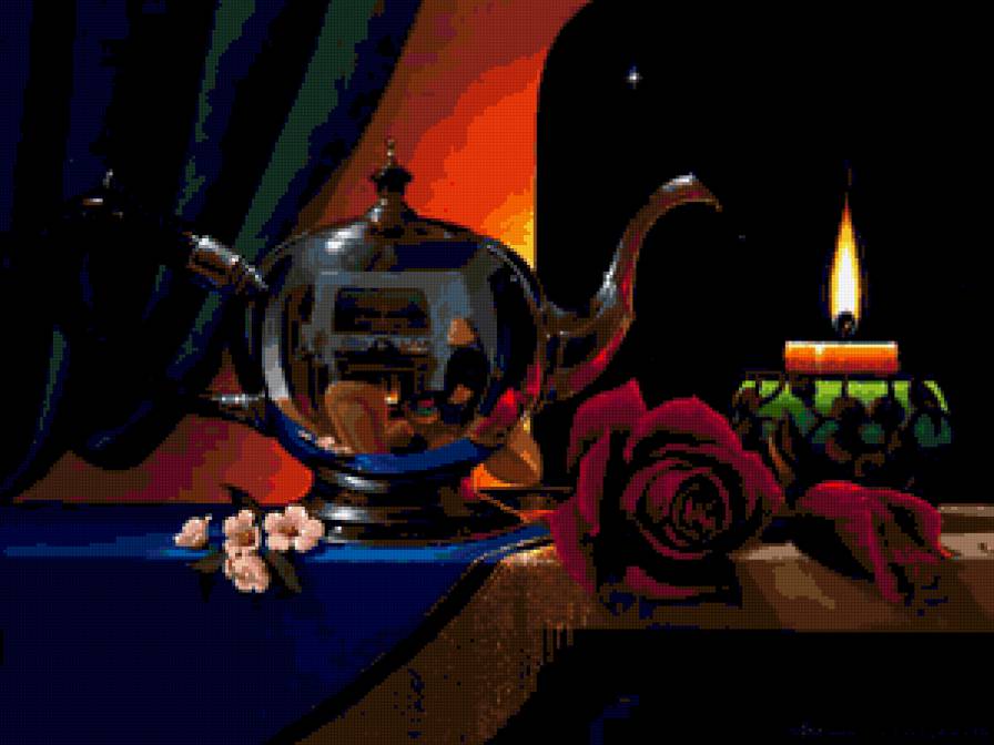 Серия "Натюрморт" - розы, натюрморт, цветы - предпросмотр