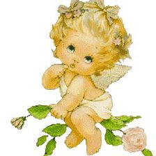 Схема вышивки «ангел»