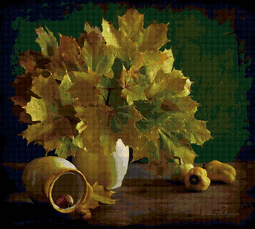 Кленовая фантазия - картина - предпросмотр