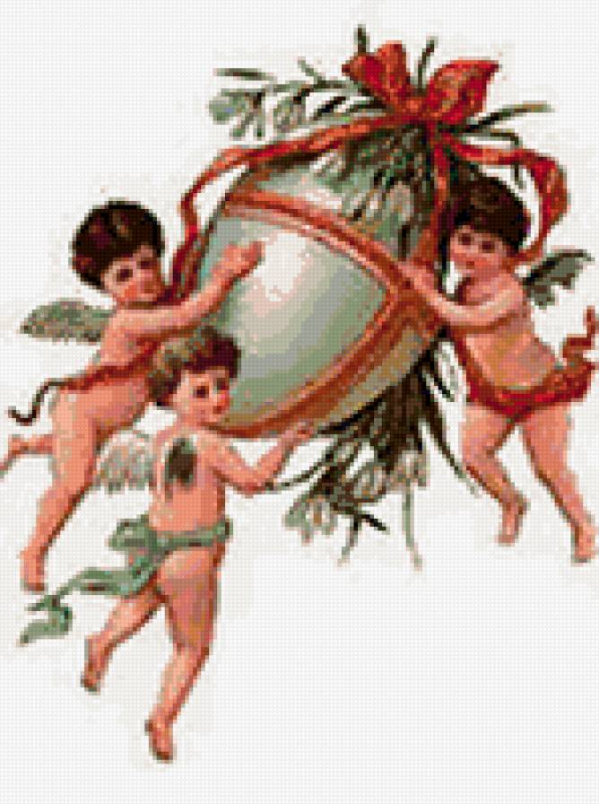 пасхальное яйцо - пасха, праздник, ангел - предпросмотр