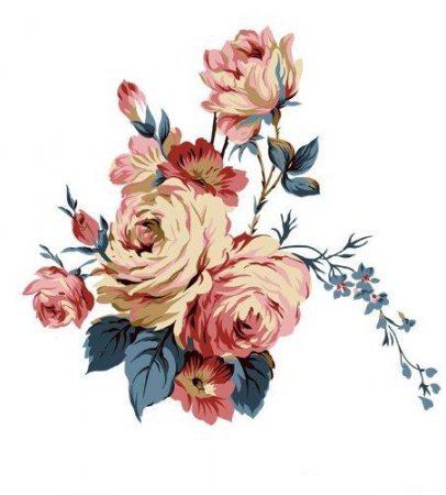 розы - розы, цветы, винтаж - оригинал