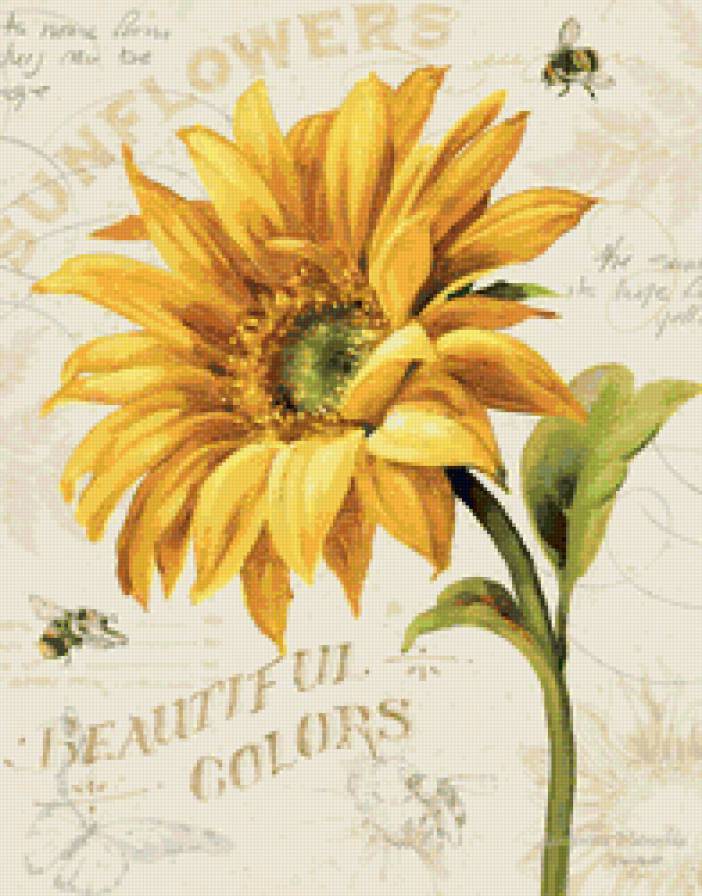 Цветочный винтаж - lisa audit, живопись - предпросмотр