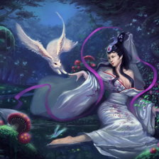 Схема вышивки «женщина»