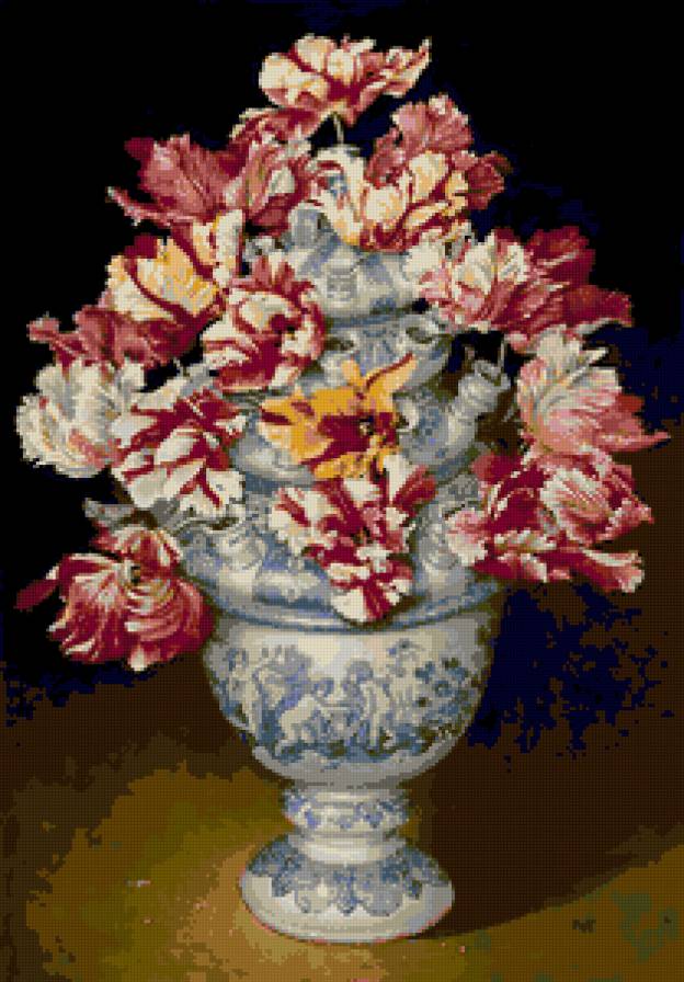 Серия "Букет" - цветы, букет, тюльпаны - предпросмотр