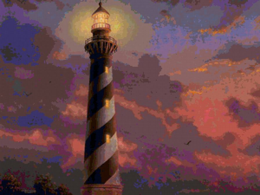 Серия "Пейзажи" - маяк, пейзаж - предпросмотр