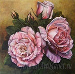 Оригинал схемы вышивки «розы» (№106320)