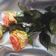 Схема вышивки «розы»