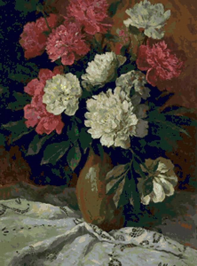 Серия "Букет" - пионы, букет, цветы - предпросмотр