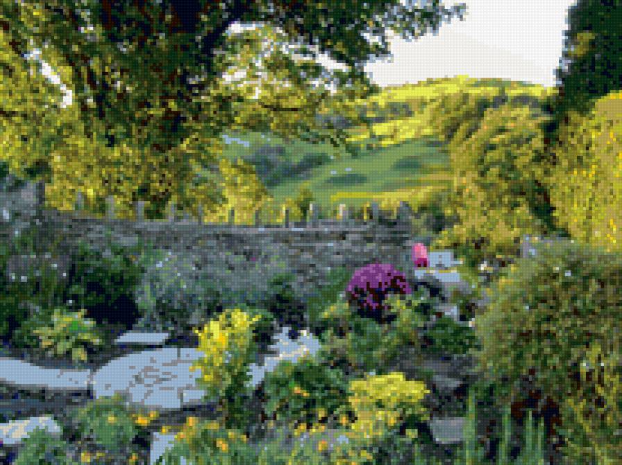 Scotland in bloom - шотландия, пейзаж - предпросмотр