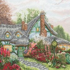 Схема вышивки «Домик»