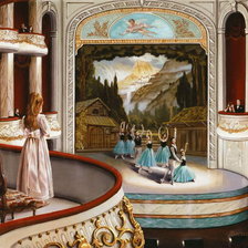 Схема вышивки «в театре»