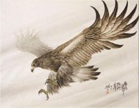 орёл - орел, птица, китайская живопись - оригинал