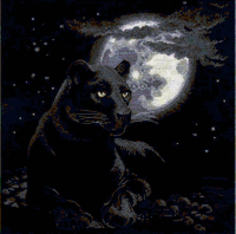 полнолуние - дикие кошки - предпросмотр