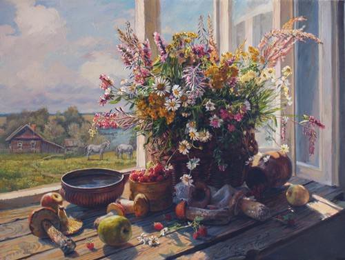 цветы в горшках - оригинал