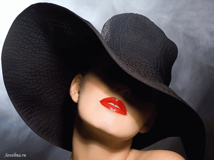 Девушка в шляпе - оригинал
