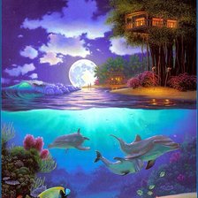 Схема вышивки «рай»