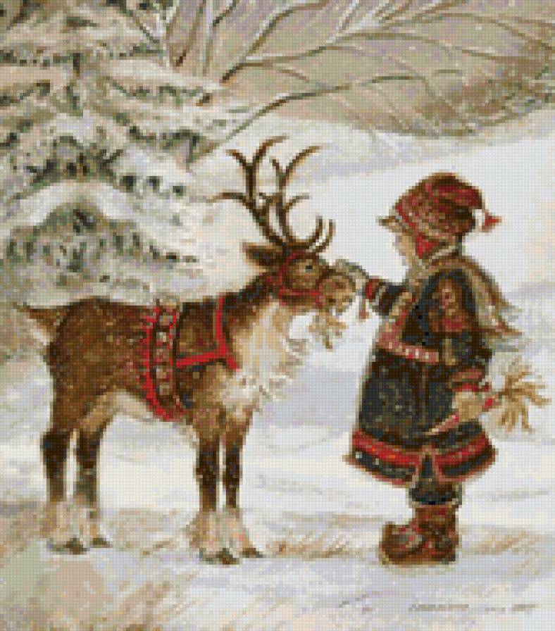 север - олень - предпросмотр