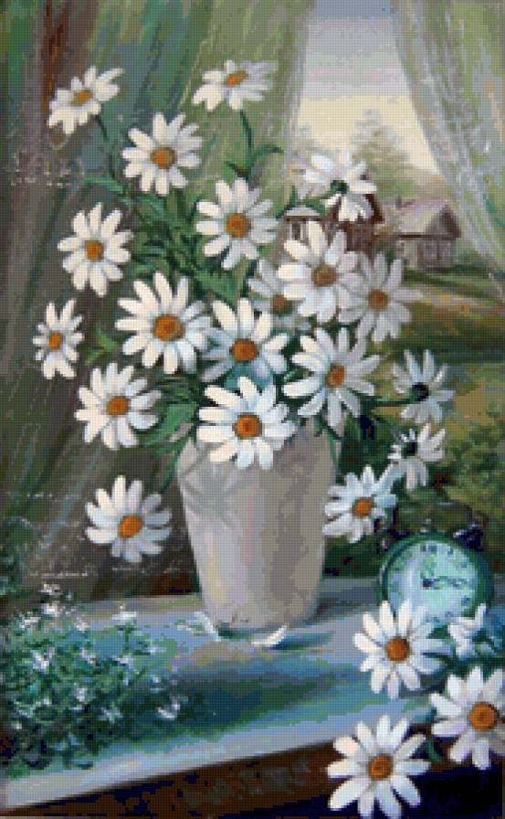 ромашки - букет, цветы, ромашки - предпросмотр