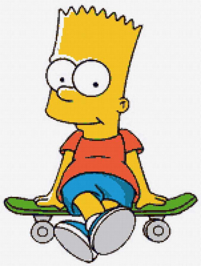 барт - симпсоны, барт - предпросмотр