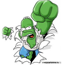 Схема вышивки «гомер»