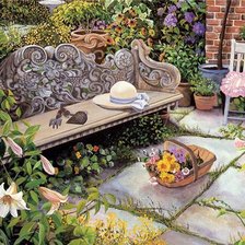 Схема вышивки «В саду»