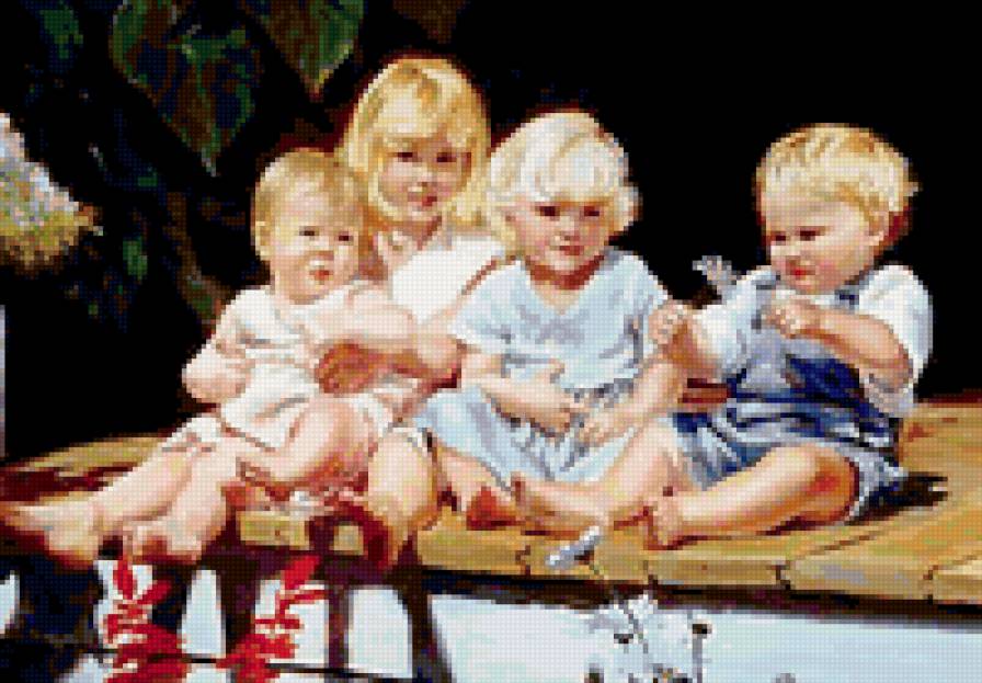 Мечта - нежность, дети, мама, счастье - предпросмотр