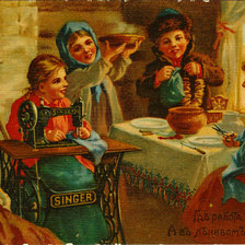 Схема вышивки «Хозяюшки»