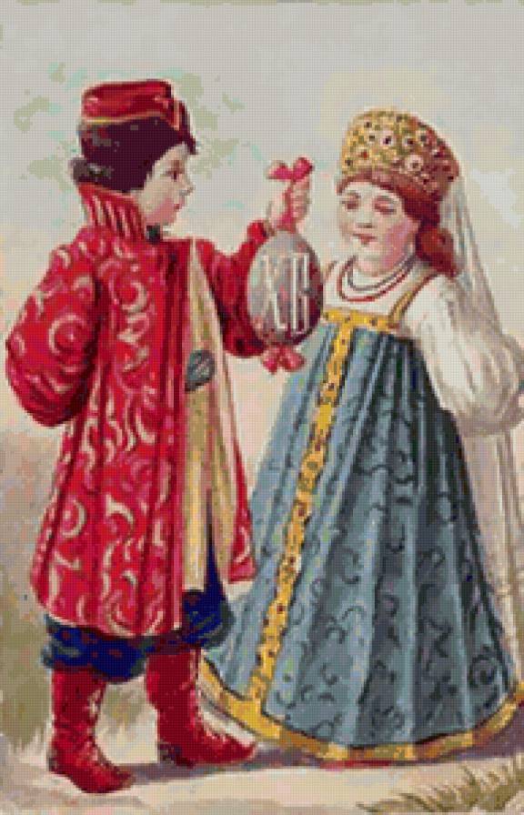 Христос воскрес - люди, дети, пасха, пара - предпросмотр