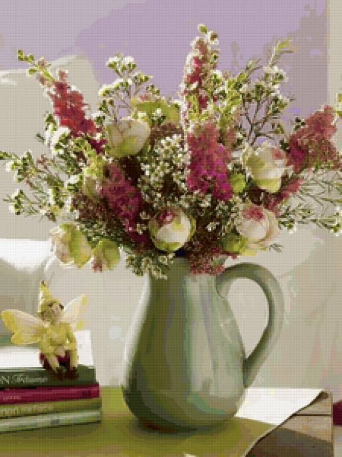№110308 - ваза, букет, цветы - предпросмотр